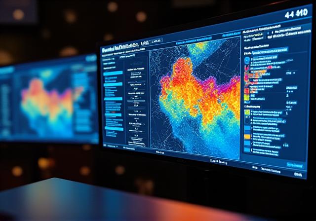 Complex oceanic data visualization dashboard